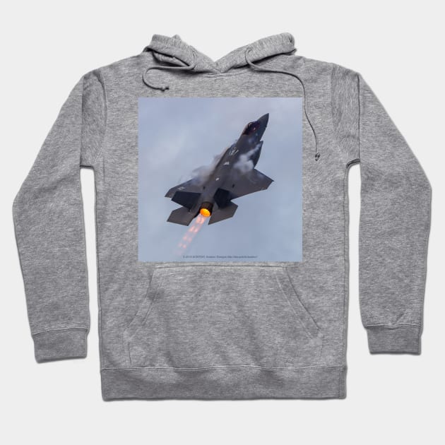 F-35 Afterburner & Vapor Climb At Dusk Hoodie by acefox1